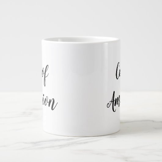 Cup of Ambition (beidseitig) Jumbo-Tasse (Vorderseite)
