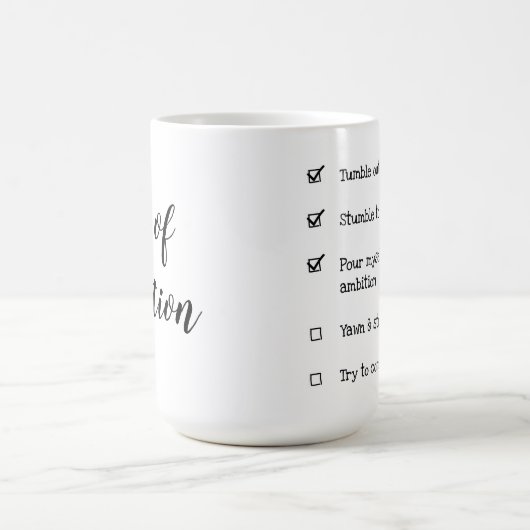 Cup of Ambition Coffee Tasse (Checkbox) (Mittel)