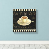 Cup of Cappuccino Leinwanddruck (Insitu (Holzboden))