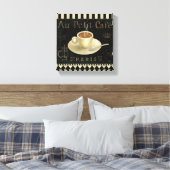Cup of Cappuccino Leinwanddruck (Insitu (Schlafzimmer))