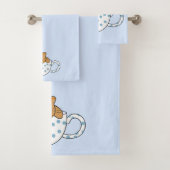 Cup of Cat-feine Kawaii Style Badhandtuch Set (Insitu)
