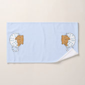 Cup of Cat-feine Kawaii Style Badhandtuch Set (Handtuch)