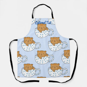 Cup of Cat-feine Kawaii Style Schürze