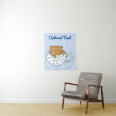 Cup of Cat-feine Kawaii Style Wandteppich (Beispiel)