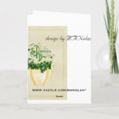 Cup of Cheer St. Patrick's Card Karte (Rückseite)