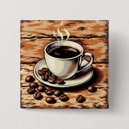 Cup of coffee button (Vorderseite)