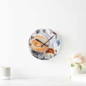 Cup of coffee runde wanduhr (Zuhause)