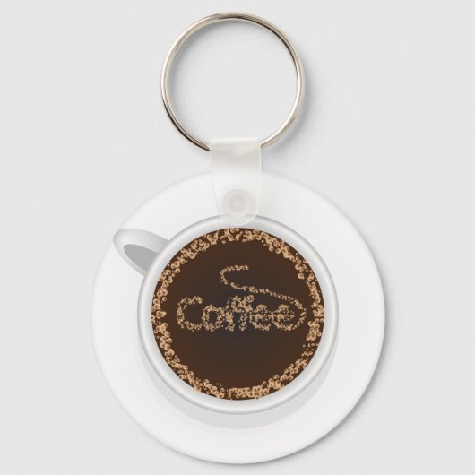Cup of coffee schlüsselanhänger (Vorderseite)