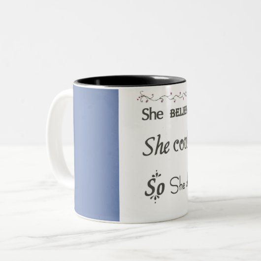 Cup of Confidence Kaffee Tasse Tea (Vorderseite Links)