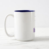 Cup of Happy Coffee Mug Zweifarbige Tasse (Links)