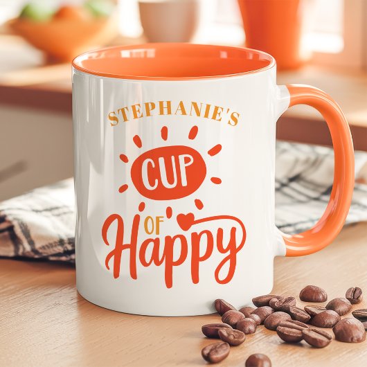 Cup of Happy Personalisiert Sunshine Tasse