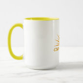Cup of Happy Sunshine Modern Tasse (Links)