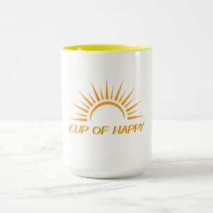 Cup of Happy Sunshine Modern Tasse