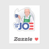 Cup of Joe Biden Aufkleber (Blatt)