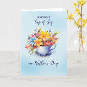 Cup of Joy and Blume Mütter Day for Anyone Karte (Gelbe Blume)