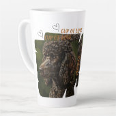 Cup of Love Dog Lover 17oz Large Latte Mug Milchtasse (Linke Ecke)