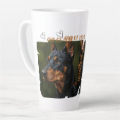 Cup of Love Dog Lover 17oz Large Latte Mug Milchtasse (Linke Ecke)
