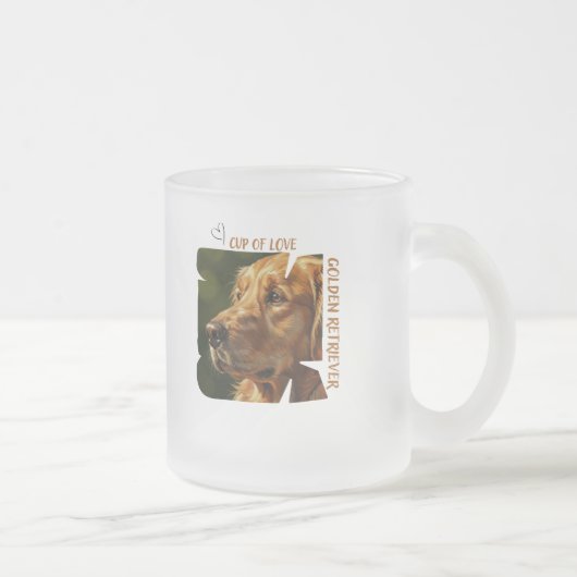 Cup of Love Dog Lover Coffee Mug Gift Ideas Mattglastasse (Rechts)