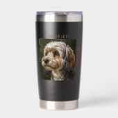 Cup of Love Dog Lover Gift Ideas Thermobecher (Vorderseite)