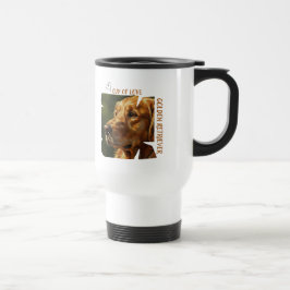 Cup of Love Dog Lover Travelers Mug Reisebecher