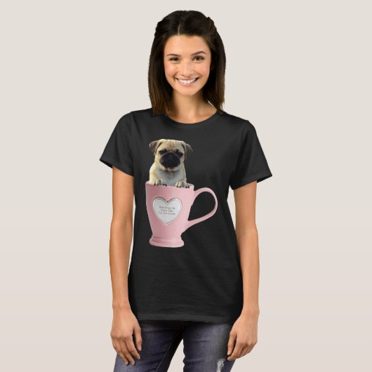 Cup of Mops L Classic T - Shirt 2 (Vorne ganz)
