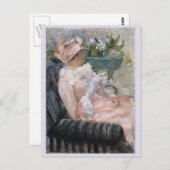 Cup of Tea Mary Cassatt Postkarte (Vorne/Hinten)