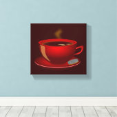 cup_of_tea_Vector_Clipart TEA Red Tasse Leinwanddruck (Insitu (Holzboden))