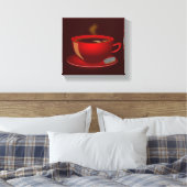 cup_of_tea_Vector_Clipart TEA Red Tasse Leinwanddruck (Insitu (Schlafzimmer))