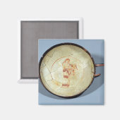 Cup ohne Fußfuß, stehende Muse, die Lyre spielen, Magnet (Vorderseite/Rückseite)