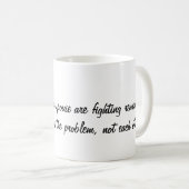 Cup on Wie man mit ehelichen Konflikten umgeht Kaffeetasse (VorderseiteRechts)