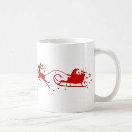 Cup Reindeers and Santa Claus Kaffeetasse