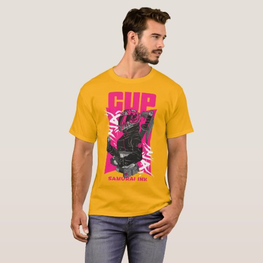 Cup Samurai Ink I T-Shirt (Vorne ganz)