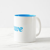 Cup sein tapfer zweifarbige tasse (VorderseiteRechts)