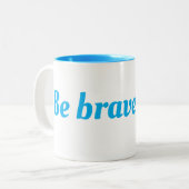 Cup sein tapfer zweifarbige tasse (Vorderseite Links)