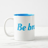 Cup sein tapfer zweifarbige tasse (Links)