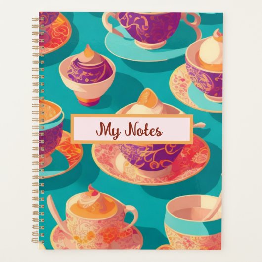 Cup und Saucer Inspirierte School Planer (Vorderseite)