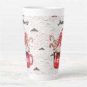 Cup voller Schokolade Gnome-Tasse Milchtasse (Vorderseite)