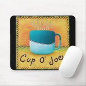 Cup von Joe Coffee Lover Mouse Pad Mousepad (Mit Mouse)