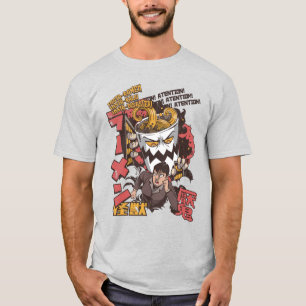 Cup von Ramen Noodle Monster, das japanische Mädch T-Shirt