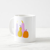 Cup with colorful pumpkins kaffeetasse (Vorderseite Links)