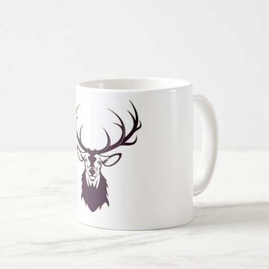 Cup with Deer / Tasse mit Hirsch (VorderseiteRechts)
