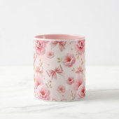 Cup with initial, Romantic cup, mug for her Tasse (Zentrum)