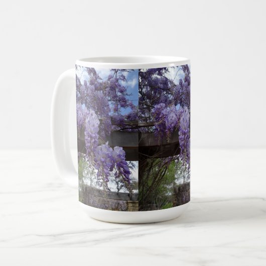 Cup with wisteria vine kaffeetasse (Vorderseite Links)