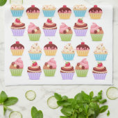 Cupacake Küchenhandtücher Geschirrtuch (Gefaltet)