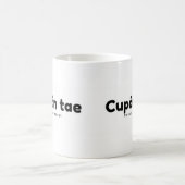 Cupán Tae rette den Tag Kaffeetasse (Mittel)
