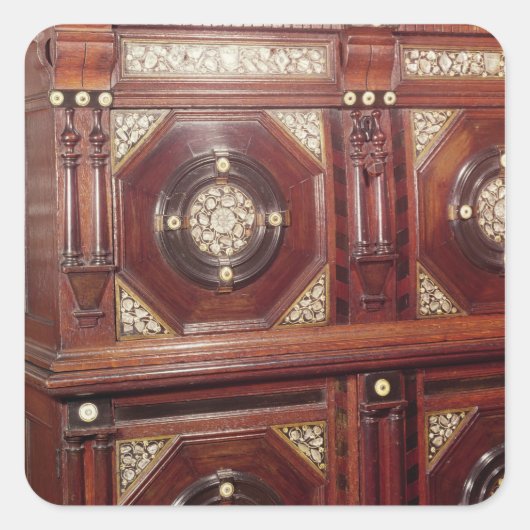 Cupboard Quadratischer Aufkleber (Vorderseite)