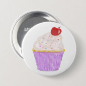 Cupcake-Abzeichen Button (Vorne & Hinten)