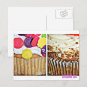 Cupcake Addict Postkarte (Vorne/Hinten)
