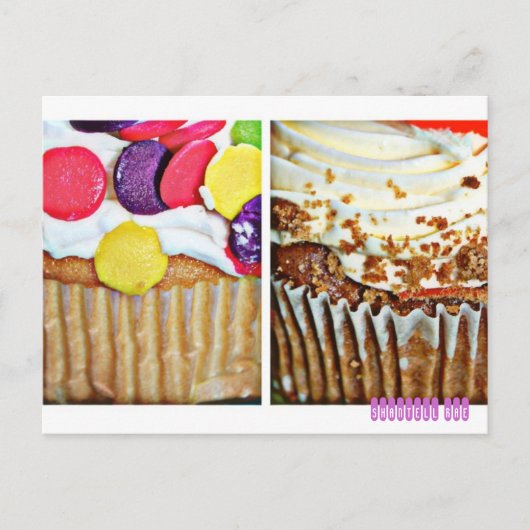 Cupcake Addict Postkarte (Vorderseite)