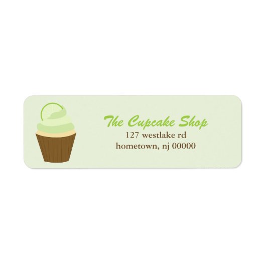 Cupcake Address Labels (Vorne)